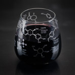 But First, Wine // Stemless Chemistry Glasses // Red Wine