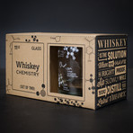 The Science of Whiskey // Chemistry Rocks Glass Set