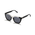 Apex Sunglasses // Black + Solid Smoke