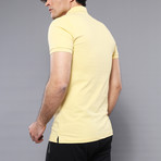 Reed Solid Short Sleeve Polo Shirt // Yellow (XL)