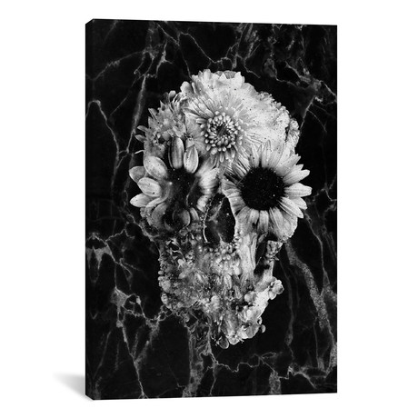Floral Skull II (18"W x 26"H x 0.75"D)