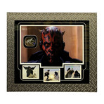 Ray Park Signed Darth Maul Close Up Head Shot Autographed Framed Collage