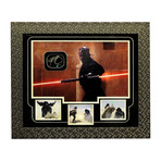 Ray Park Signed Darth Maul Dual Light Saber // Front View Autographed Collage