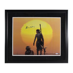 Daisy Ridley Signed Rey + BB-8 Photo