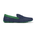 Penny Loafer // Navy + Jolly Green (US: 12)