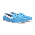 Penny Loafer // Norse Blue + White (US: 8.5)