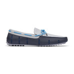 Braided Lace Loafer // Navy + Alloy (US: 8.5)