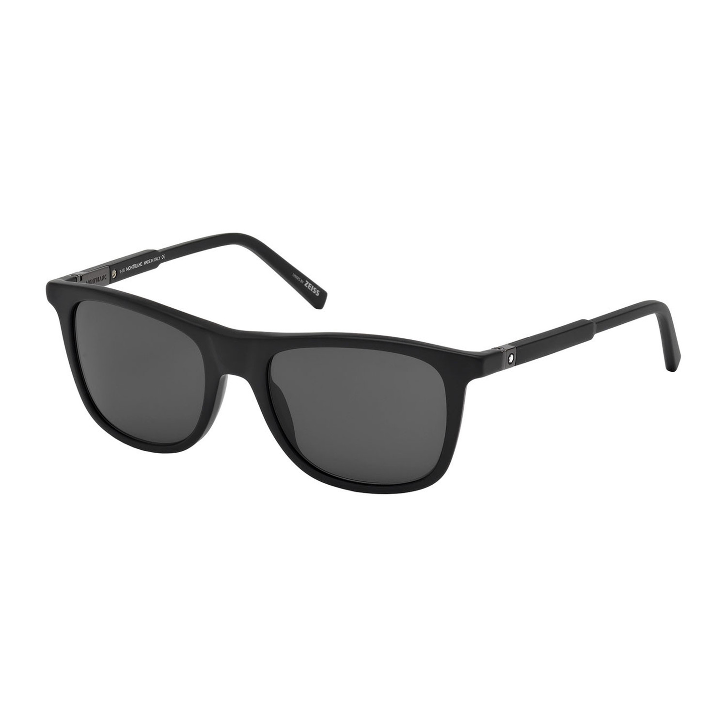 Montblanc // Classic Sunglasses // Matte Black + Gray - Designer ...