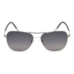 Montblanc // Modified Pilot Sunglasses V2 // Silver + Gray