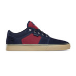Barge LS Sneaker // Navy + Red + Gum (US: 7.5)