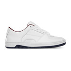 Senix Lo Sneaker // White + Navy + Red (US: 7.5)