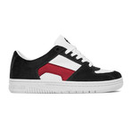 Senix Lo Sneaker // Black + White + Red (US: 7)