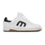 Calli Cut Sneaker // White + Black + Gum (US: 8)