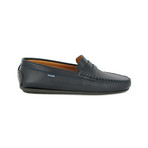 Edu Smooth Leather Mocassin // Navy (Euro: 40)