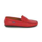 Simon Smooth Leather Mocassin // Red (Euro: 40)