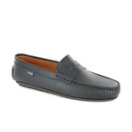 Edu Smooth Leather Mocassin // Navy (Euro: 40)