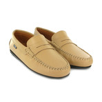 Marcus Smooth Leather Mocassin // Beige (Euro: 40)