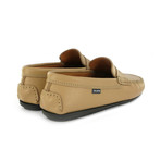 Marcus Smooth Leather Mocassin // Beige (Euro: 40)