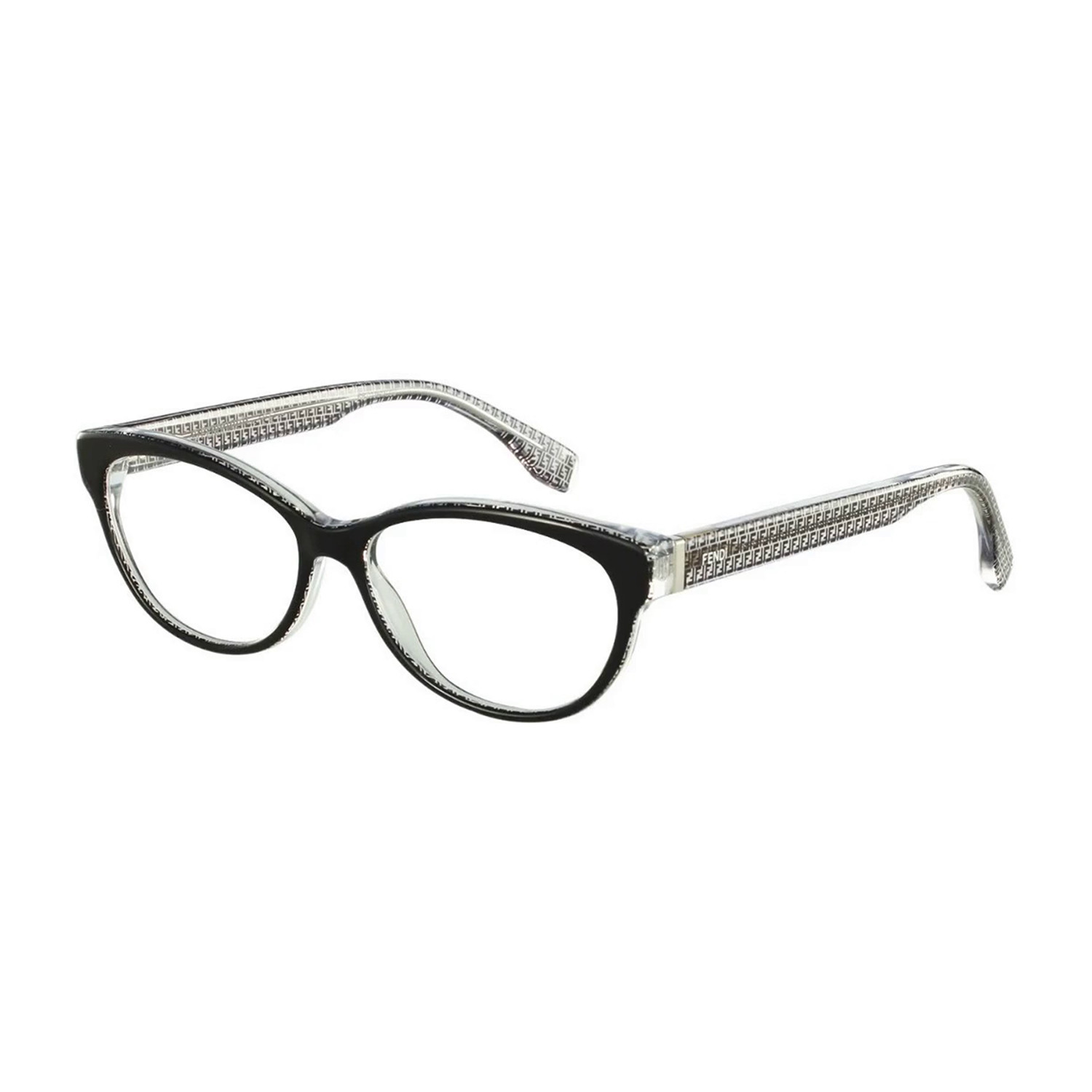 Fendi // FF-0109 6ZV Eyeglasses // Black + Clear - Fendi & MCM - Touch