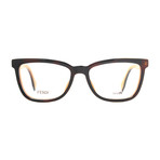 Fendi // FF-0122 MFR Eyeglasses // Havana + Yellow