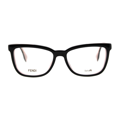 Fendi // FF-0122 MG1 Eyeglasses // Black + Peach