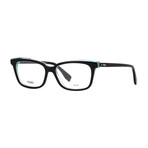 Fendi // FF-0252 807 Eyeglasses // Black with Green Crystal