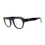 MCM // MCM2607A Eyeglasses // Grey + Blue Horn