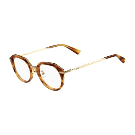 MCM // MCM2611A Eyeglasses // Striped Cognac