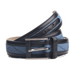 Kane Leather Belt // Navy (33" Waist)