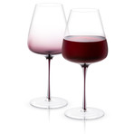 JoyJolt Black Swan Red wine Glasses // 26.8 Oz // Set of 2