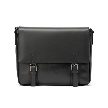 Double Belt Messenger // Black