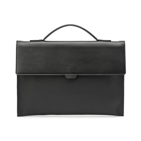 Polygon Document Tote // Black