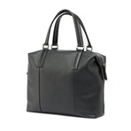 Natural Big Tote // Black