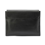 Polygon Flat Clutch // Black