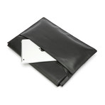 Polygon Flat Clutch // Black