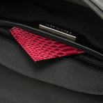 Polygon Flat Clutch // Black