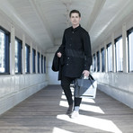 Polygon Satchel // Black