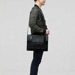 Polygon Satchel // Black