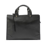 Simple Straight Tote // Black