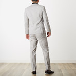 Bella Vita // Slim Fit Suit // Light Gray Sandshark (US: 38R)