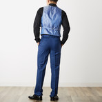 Via Roma // 3 Piece Classic Fit Suit // Med Blue Check (US: 40R)