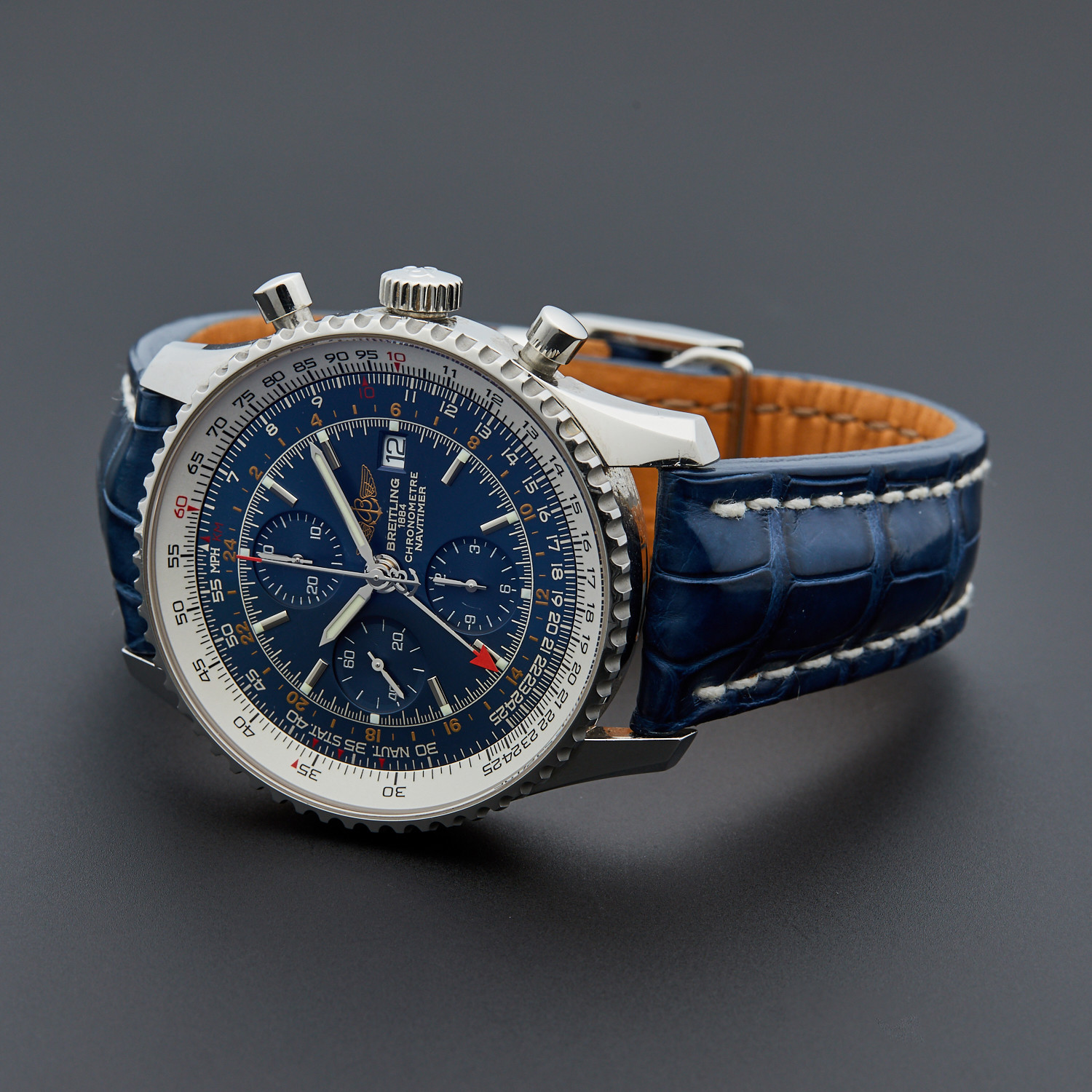 Breitling Navitimer World Chronograph Automatic // A24322 // Pre-Owned ...