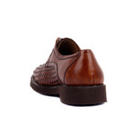 Daku Woven Textured Modern Dress Shoes // Tobacco (Euro: 39)