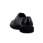 Ardun Woven Textured Modern Dress Shoes // Black (Euro: 45)
