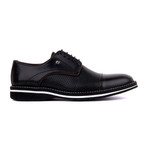 Rocco Contrast Trim Dress Shoes // Black (Euro: 42)