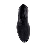 Ardun Woven Textured Modern Dress Shoes // Black (Euro: 42)