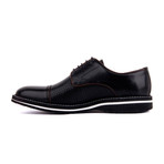Rocco Contrast Trim Dress Shoes // Black (Euro: 37)