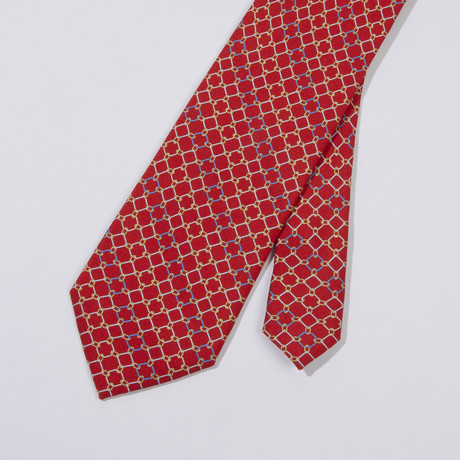 Ball And Chain Tie // Red