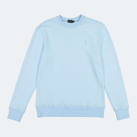 Pineapple Sweatshirt // Baby Blue (S)