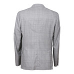 Wool Plaid Suit // Light Gray (Euro: 50)